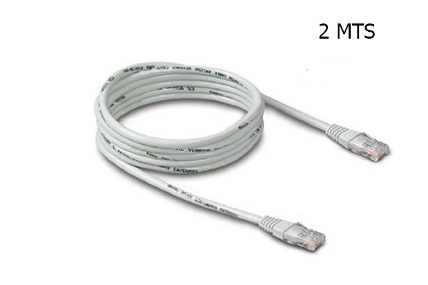 &u+ CABLE DE RED PC NOTEBOOK RJ45 2 MTS